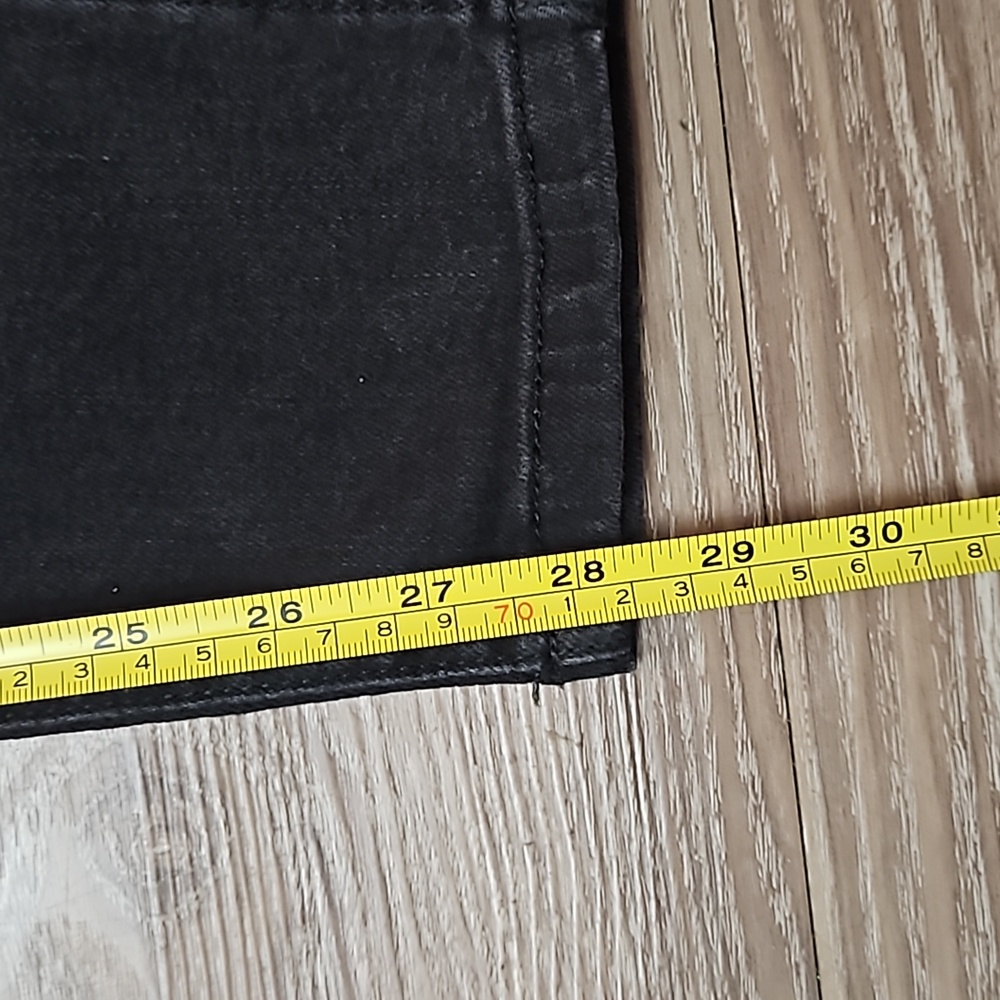 Kirkland Signature Black Denim High-Rise Stretch Skinny Straight Leg  Women's 12 - Picture 16 of 16